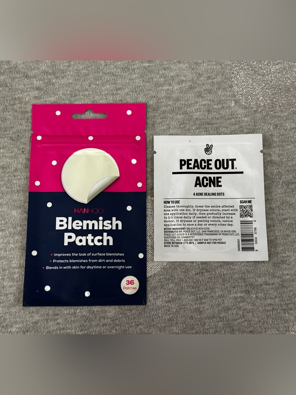 HanHoo Blemish Patch & Peace Out Acne